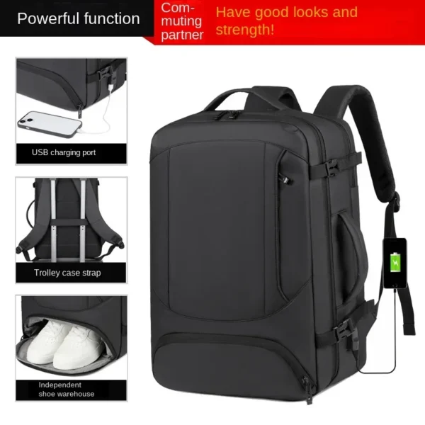 Shoe Compartment Backpack - Image 12