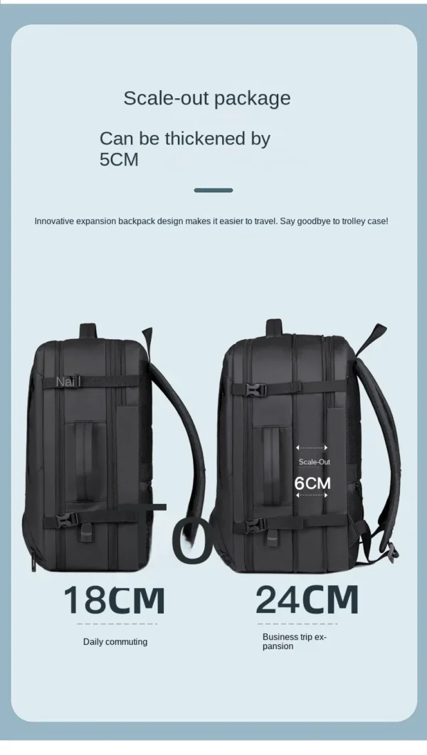 Shoe Compartment Backpack - Image 8