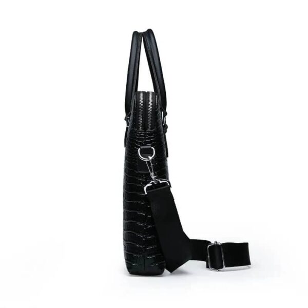 Croc Leather Bag - Image 4