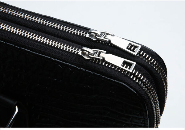 Croc Leather Bag - Image 9