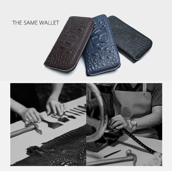 Croc Leather Bag - Image 8