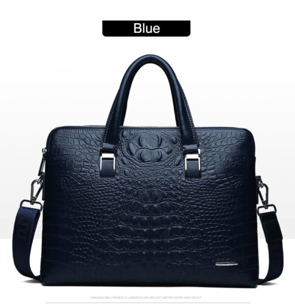 Croc Leather Bag - Image 13