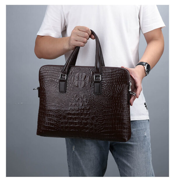 Croc Leather Bag - Image 17