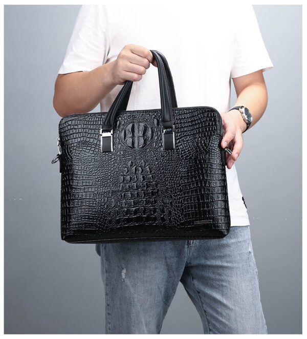 Croc Leather Bag - Image 19