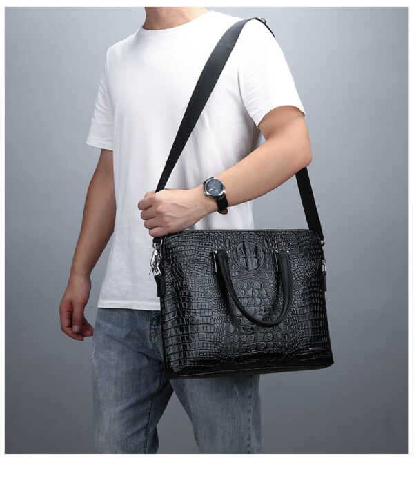 Croc Leather Bag - Image 20